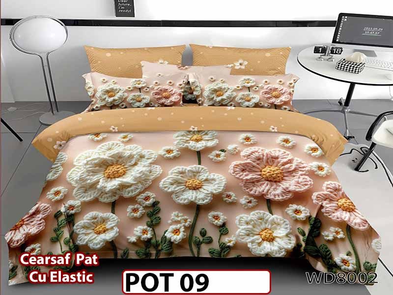 Lenjerie din Finet 5D cu Elastic 4 Piese - POT09