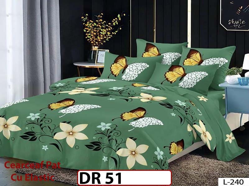 Lenjerie din Finet 4 piese cu elastic  - DR51