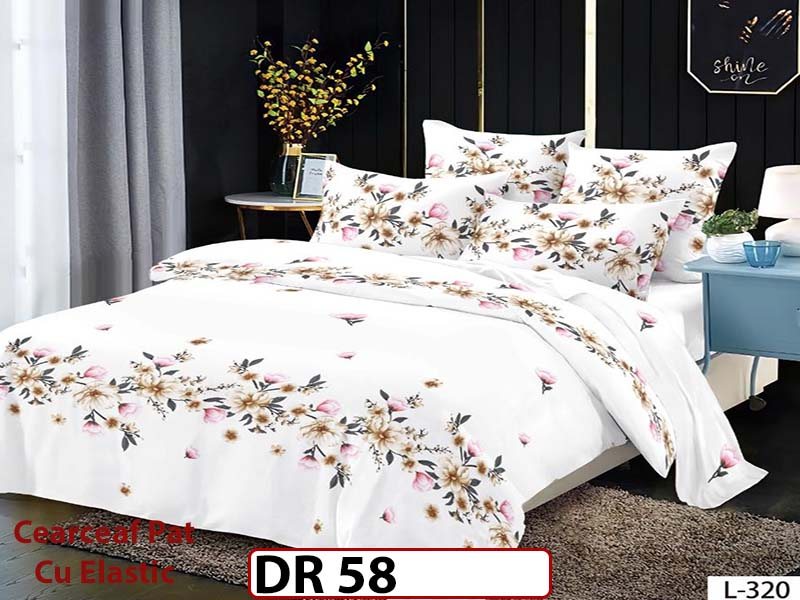 Lenjerie din Finet 4 piese cu elastic  - DR58