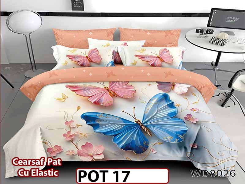 Lenjerie din Finet 5D cu Elastic 4 Piese - POT17