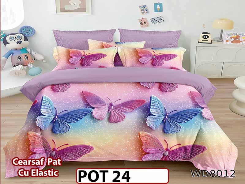 Lenjerie din Finet 5D cu Elastic 4 Piese - POT24