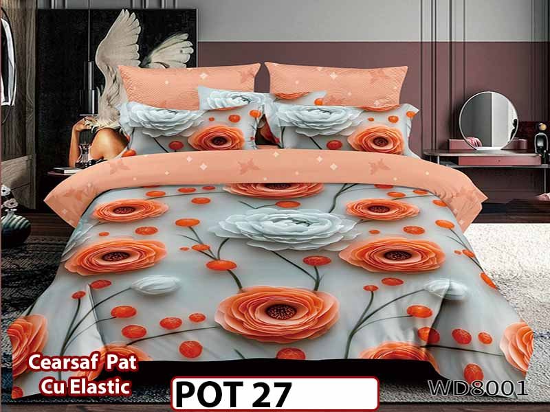 Lenjerie din Finet 5D cu Elastic 4 Piese - POT27