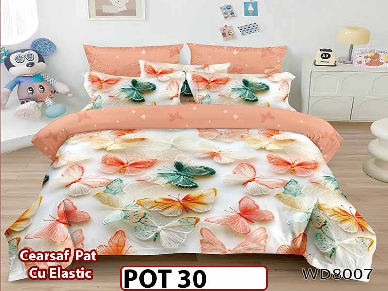 Lenjerie din Finet 5D cu Elastic 4 Piese - POT30
