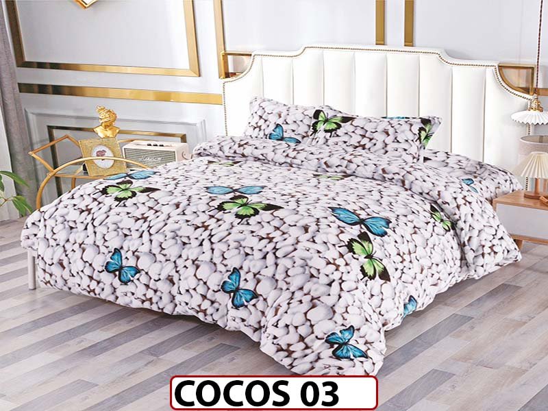 Lenjerie De Pat Cocolino de 2 Persoane cu 4 piese - COCOS 03