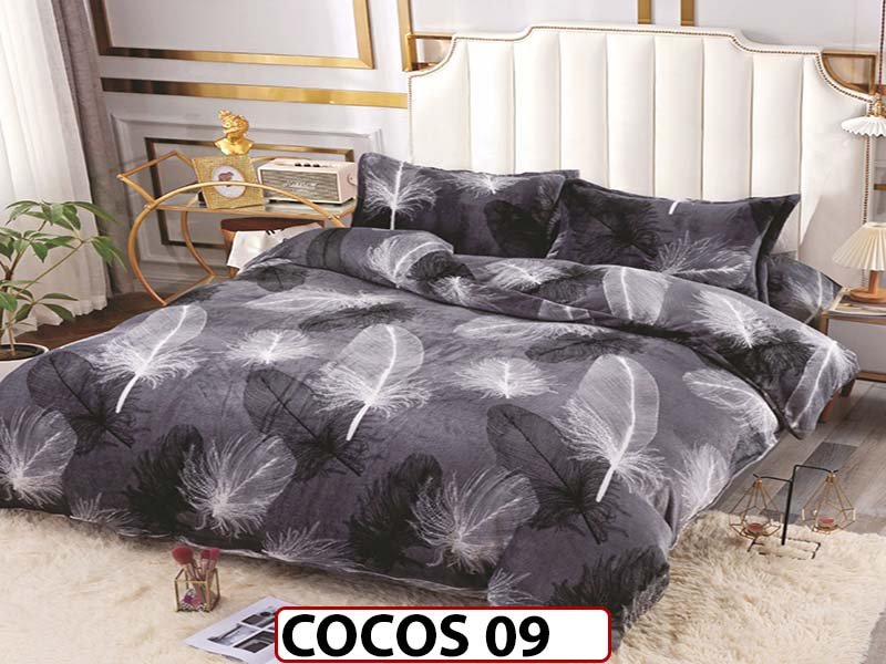 Lenjerie De Pat Cocolino de 2 Persoane cu 4 piese - COCOS 09