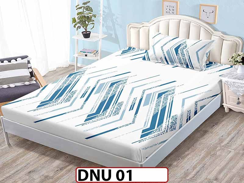 Husa de Pat din Finet + 1 Fata de Perna - Saltea 140x200 - Pat 2 Persoane - DNU 01