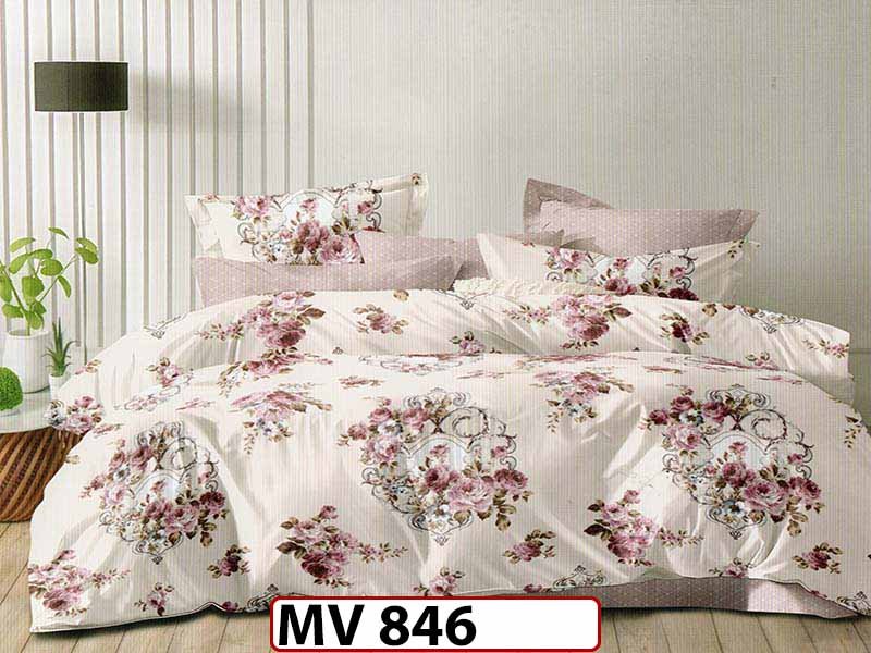 Lenjerie din bumbac Satinat 4 piese Casa New Concept - MV846