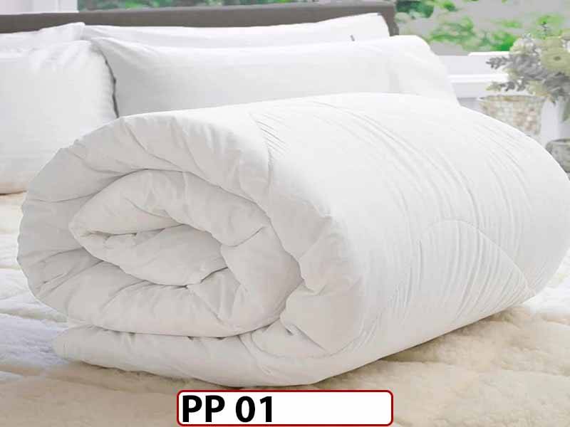 SET Pilota 200x220cm + 2 perne 50x70cm alb, Fabricate in Romania - PP 01