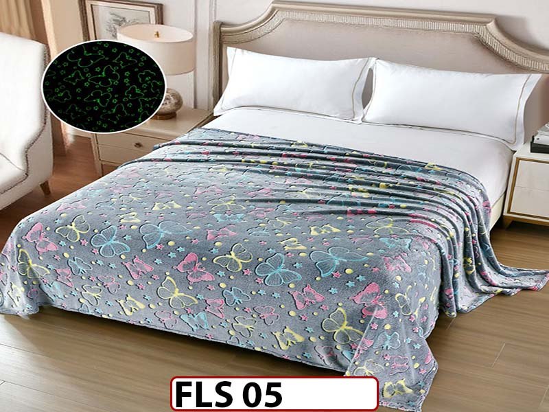 Patura Fosforescenta din Microfibra Plusata 200x230cm - FLS 05
