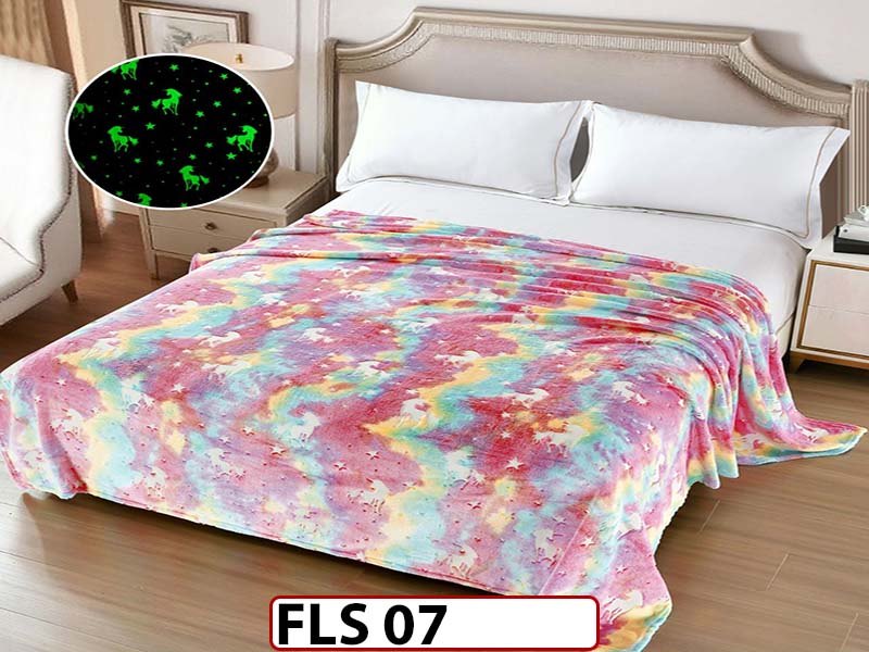 Patura Fosforescenta din Microfibra Plusata 200x230cm - FLS 07