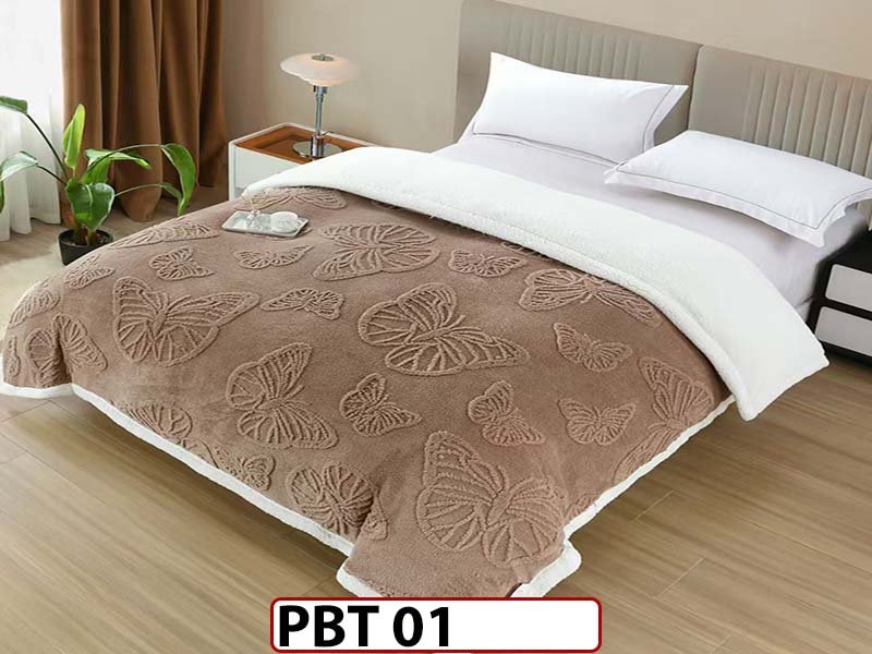 Patura Pufoasa Cocolino cu Blanita cu Fermoar 200x230cm - PBT 01