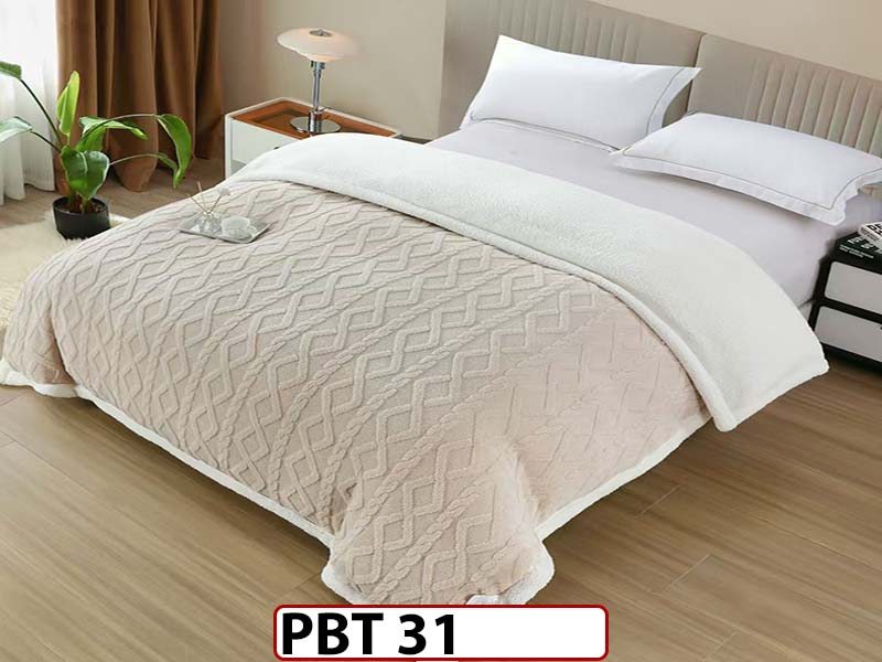 Patura Pufoasa Cocolino cu Blanita cu Fermoar 200x230cm - PBT 31