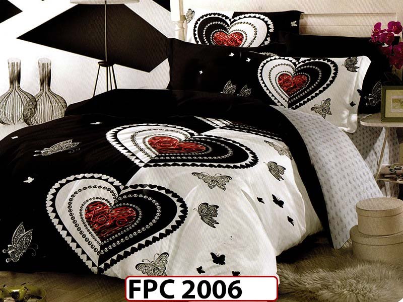 SET Lenjerie din Finet 6 Piese + Pilota 200x220cm + 2 Perne 50x70cm - FPC 2006