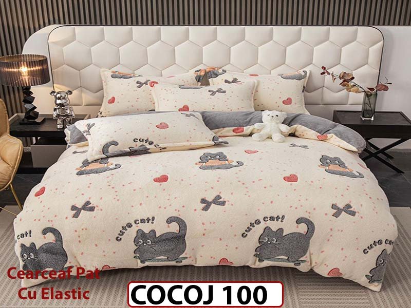 Lenjerie De Pat COCOLINO  cu Elastic 4 piese - COCOJ100