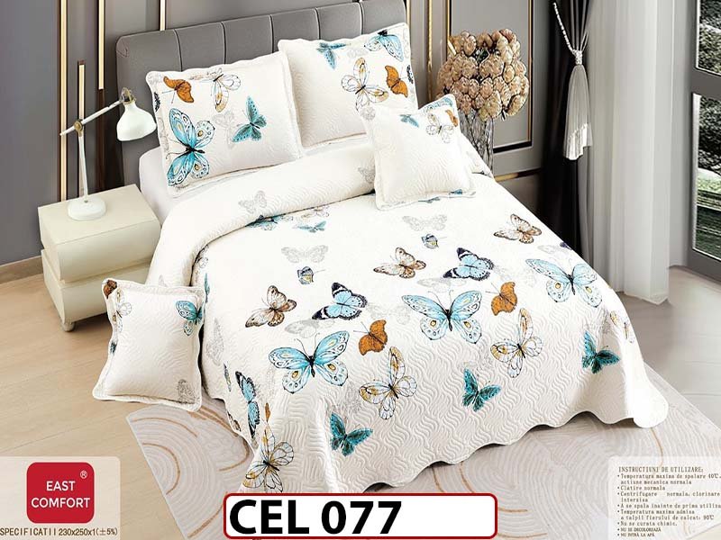 Cuvertura cu 5 piese din BUMBAC 100% - CEL077