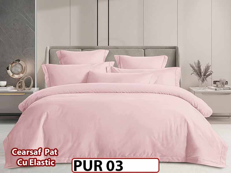Lenjerie din Finet Fin 4 Piese cu Elastic - PUR 03