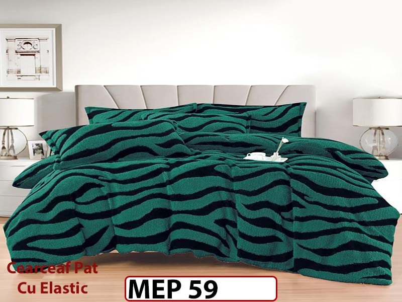 Lenjerie De Pat Cocolino 2 Persoane CU ELASTIC 4 piese - MEP 58