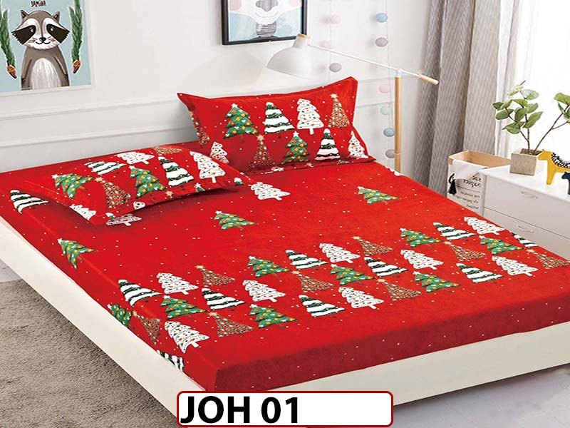 Husa de Pat din Finet + 2 Fete de Perne - Saltea 180x200 - Pat 2 Persoane - JOH 01