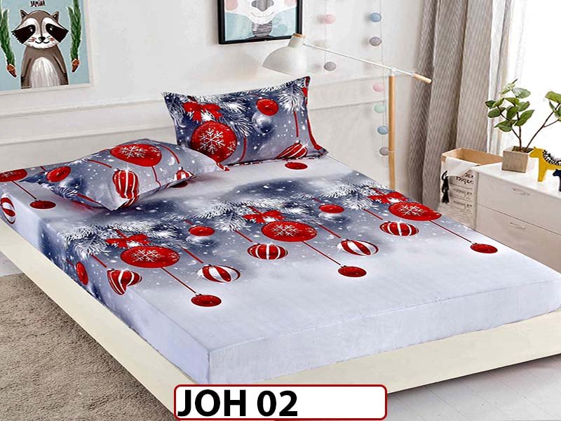 Husa de Pat din Finet + 2 Fete de Perne - Saltea 180x200 - Pat 2 Persoane - JOH 02