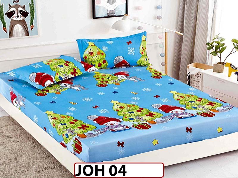 Husa de Pat din Finet + 2 Fete de Perne - Saltea 180x200 - Pat 2 Persoane - JOH 04