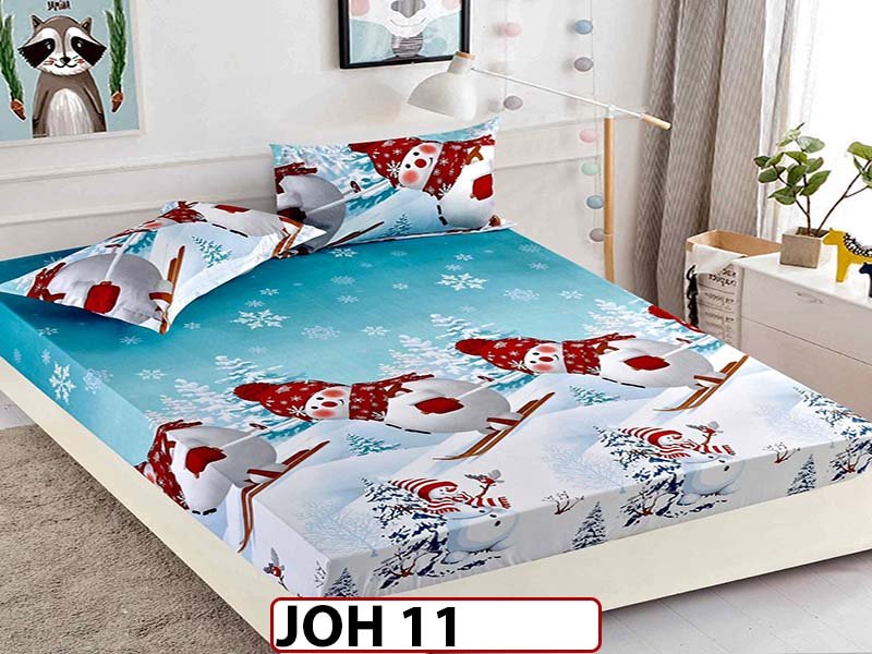 Husa de Pat din Finet + 2 Fete de Perne - Saltea 180x200 - Pat 2 Persoane - JOH 11