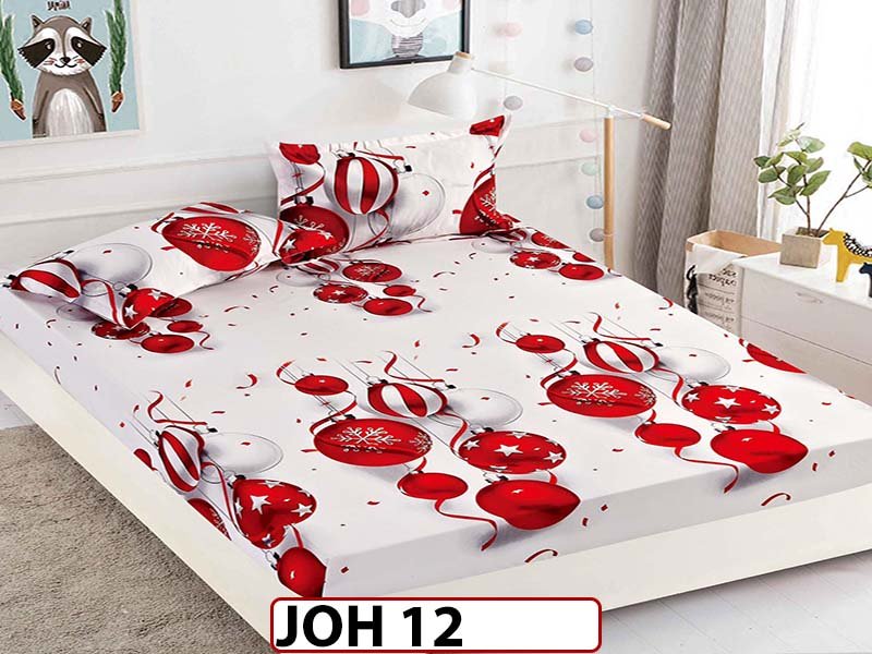 Husa de Pat din Finet + 2 Fete de Perne - Saltea 180x200 - Pat 2 Persoane - JOH 12