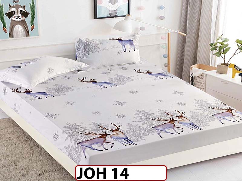 Husa de Pat din Finet + 2 Fete de Perne - Saltea 180x200 - Pat 2 Persoane - JOH 14