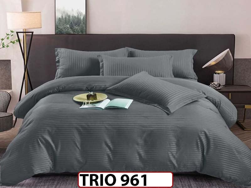 Lenjerie din  damasc finetat  6 piese  - TRIO 961