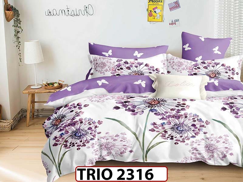 Lenjerie din finet  6 piese  - TRIO 2316