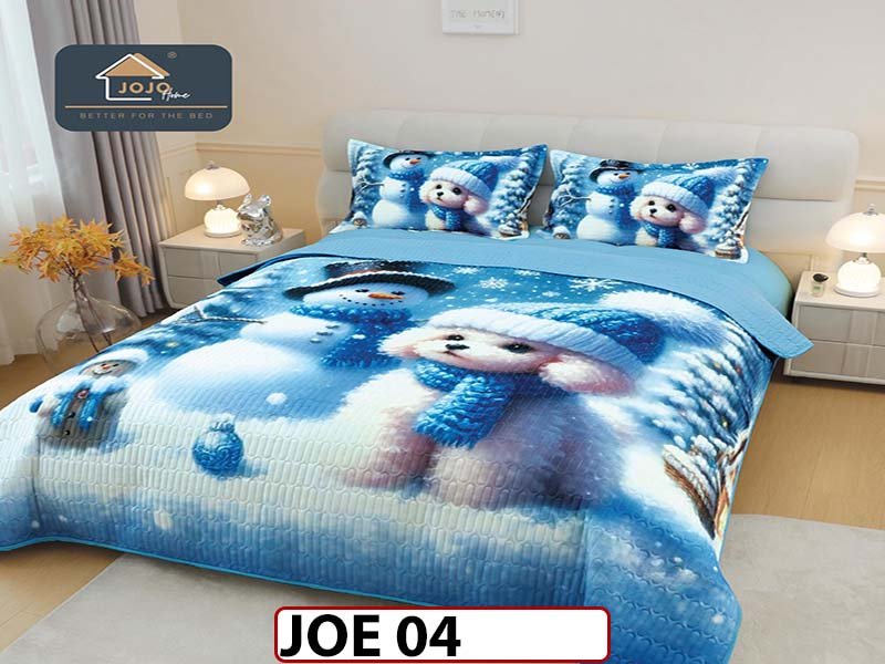 Cuvertura cu 3 piese IMPRIMATA DIGITAL -  JOE 04