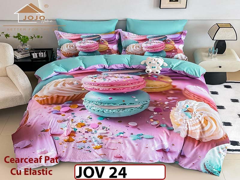 Lenjerie 5D din Finet 6 piese cu Elastic - JOV 24