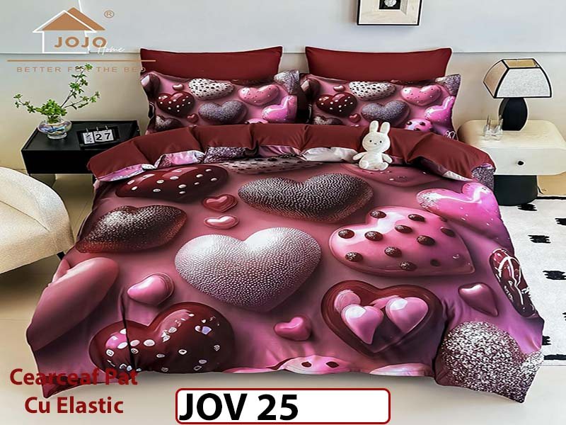 Lenjerie 5D din Finet 6 piese cu Elastic - JOV 25