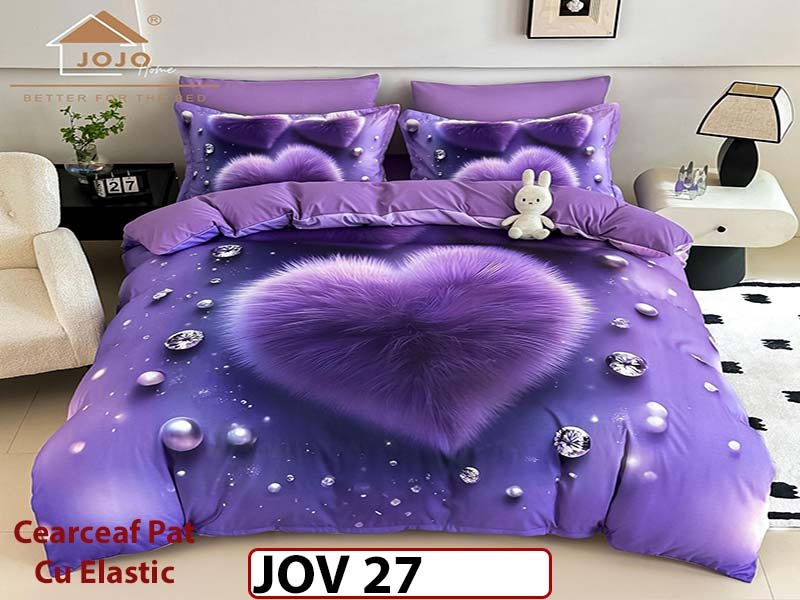 Lenjerie 5D din Finet 6 piese cu Elastic - JOV 27
