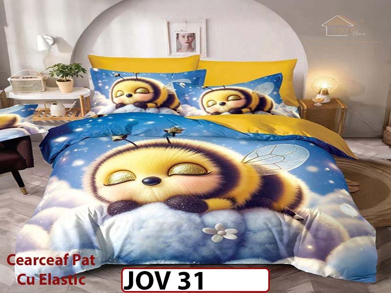 Lenjerie 5D din Finet 6 piese cu Elastic - JOV 31